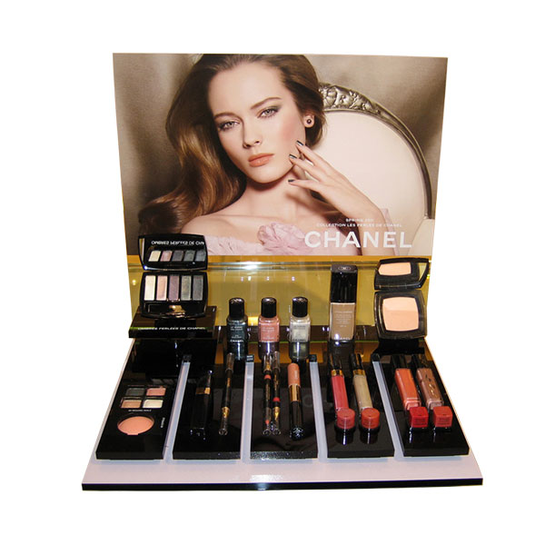 New arrival acrylic cosmetics display for perfume