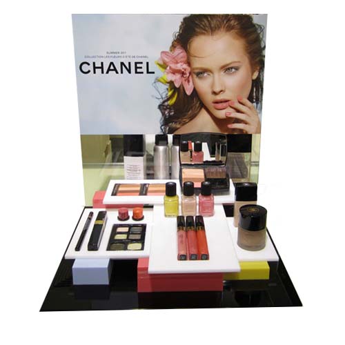 China manufacturer acrylic makeup display for retail