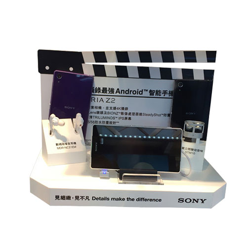 Unique acrylic mobile phone display stand