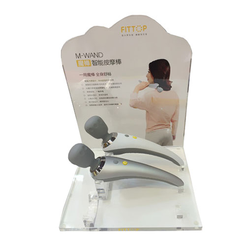 Beautifull acrylic POP massage machine display