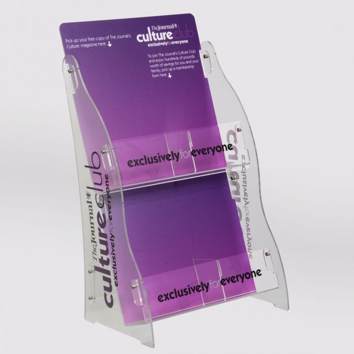 Countertop  acrylic brochure holder