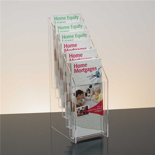 Multi tiers acrylic brochure leaflet holder