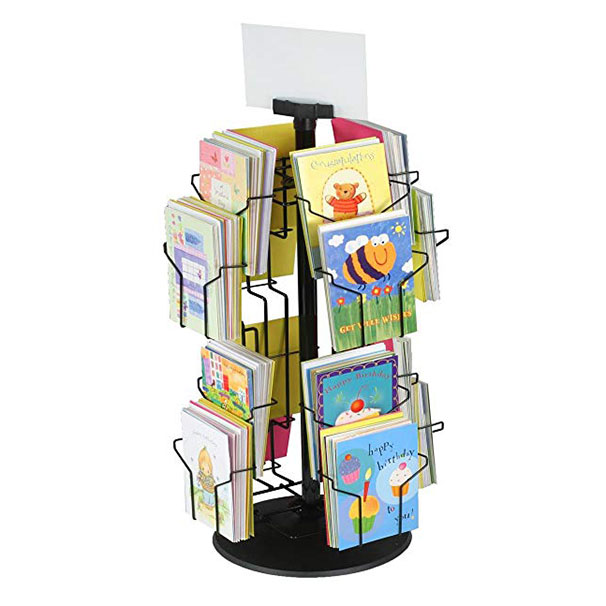 Metal tabletop book brochure display stand