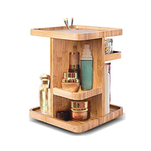 POS wood cosmetics display unit fixtures