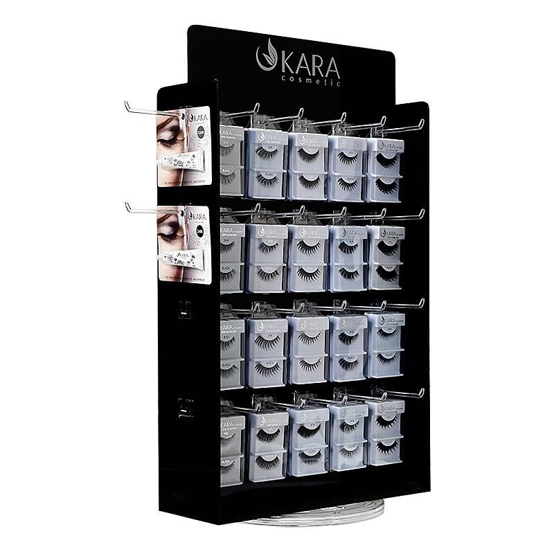 Rotating acrylic eyelash display stand