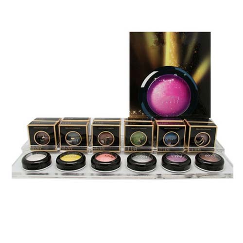 Acrylic eyeshadow display retail unit