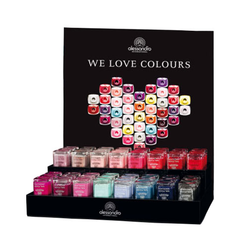 Beautiful designned acrylic nail polish display