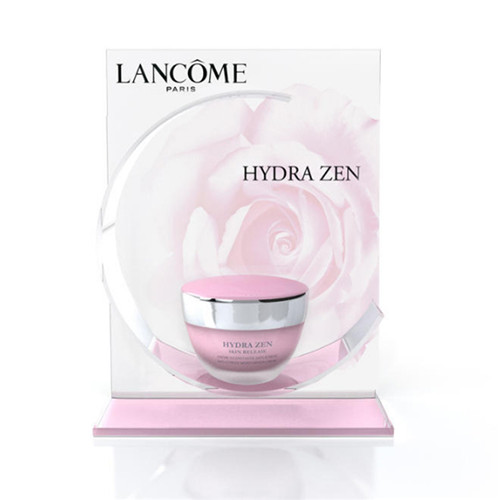 Acrylic skincare cosmetics display stand