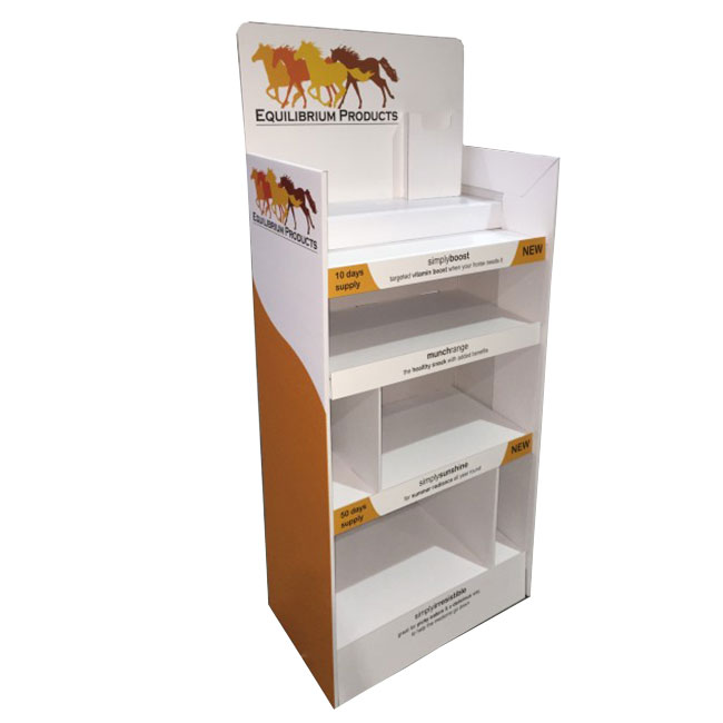 Cardboard floor standing retail display units Canada